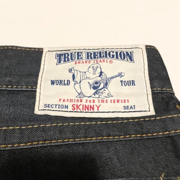 True Religion World Tour Mens Skinny Jeans Size 36 - Picture 13 of 16